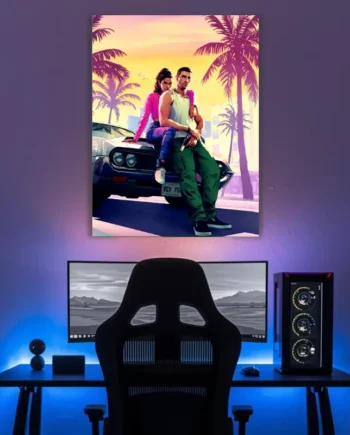 Grand Theft Auto V #02 Gaming Poster