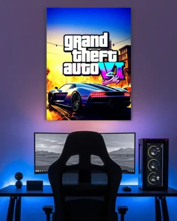 Grand Theft Auto V #04 Gaming Poster