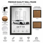 JDM Nissan GTR R35 Aesthetic A4 8*12inch Wall Art | Poster Frame for Bedroom, Living Room, Office & Hall - Image 3