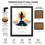 Krishna A4 Size (8×12) Aesthetic Poster Frame for Wall, Door,Pregnant Women,Living Room & Pooja Room - Image 3