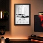 JDM Nissan GTR R35 Aesthetic A4 8*12inch Wall Art | Poster Frame for Bedroom, Living Room, Office & Hall - Image 2