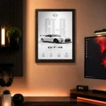 JDM Nissan GTR R35 Aesthetic A4 8*12inch Wall Art | Poster Frame for Bedroom, Living Room, Office & Hall - Image 2