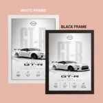 JDM Nissan GTR R35 Aesthetic A4 8*12inch Wall Art | Poster Frame for Bedroom, Living Room, Office & Hall - Image 5