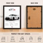 JDM Nissan GTR R35 Aesthetic A4 (Size) 8*12 inch Wall Art | Decor Poster Frame for Bedroom, Living Room & Office - Image 5