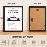 JDM Nissan GTR R35 Aesthetic A4 (Size) 8*12 inch Wall Art | Decor Poster Frame for Bedroom, Living Room & Office - Image 6
