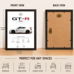 JDM Nissan GTR R35 Aesthetic A4 (Size) 8*12 inch Wall Art | Decor Poster Frame for Bedroom, Living Room & Office - Image 6