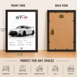 JDM Nissan GTR R35 Aesthetic A4 (Size) 8*12 inch Wall Art | Decor Poster Frame for Bedroom, Living Room & Office - Image 6